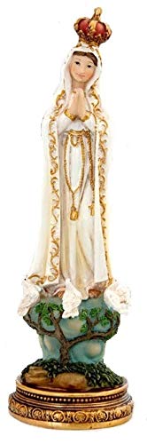 DRW Jungfrau der Fatima 15 cm Kunstharz mit Geschenkbox mit der Geschichte 15 cm DRW Jungfrau der Fatima 15 cm Kunstharz mit Geschenkbox mit der Geschichte 15 cm von DRW