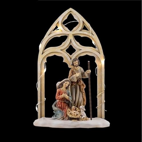 DRW Klassisches Mysterium 1 Stück mit Kind im Kinderbett und Tor, Holz, handbemalt, 15 cm DRW Klassisches Mysterium 1 Stück mit Kind im Kinderbett und Tor, Holz, handbemalt, 15 cm von DRW