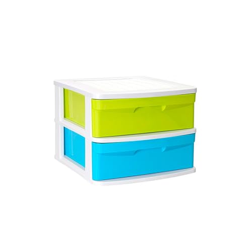 DRW Kommode mit 2 Schubladen, PVC, bunt, 39 x 40 x 33,5 cm DRW Kommode mit 2 Schubladen, PVC, bunt, 39 x 40 x 33,5 cm von DRW
