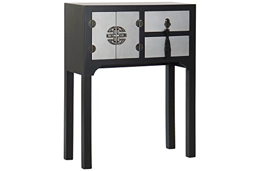 DRW Konsole Fichte 63 x 26 x 83 Orientalisch Schwarz DRW Konsole Fichte 63 x 26 x 83 Orientalisch Schwarz von DRW