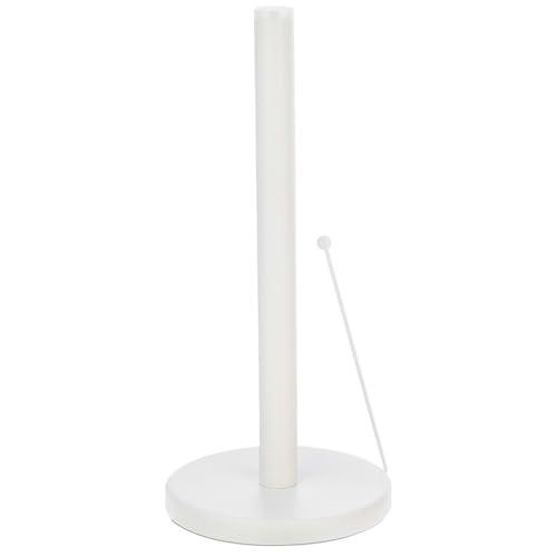 DRW Küchenrollenhalter aus Stahl in Weiß, 15 x 15 x 33 cm DRW Küchenrollenhalter aus Stahl in Weiß, 15 x 15 x 33 cm von DRW