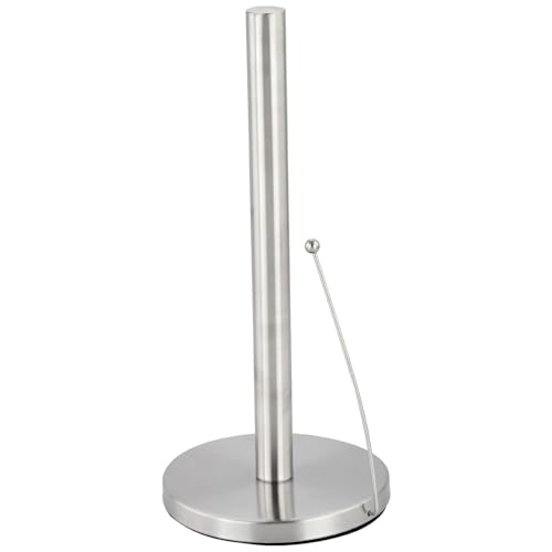 DRW Küchenrollenhalter aus mattem Stahl, 15 x 15 x 33 cm von DRW