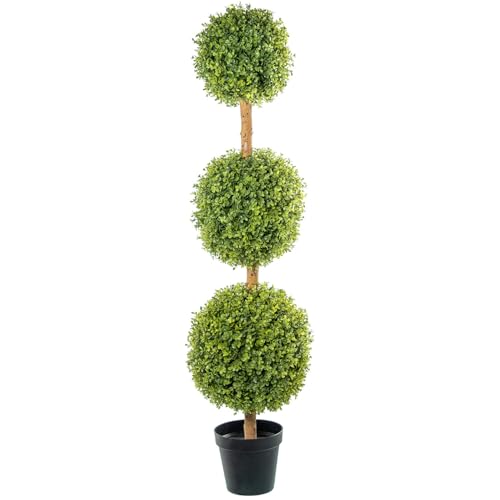 DRW Künstliche Pflanze Geldbaum aus PU mit 3 Kugeln in Grün, 20 x 20 x 165 cm DRW Künstliche Pflanze Geldbaum aus PU mit 3 Kugeln in Grün, 20 x 20 x 165 cm von DRW