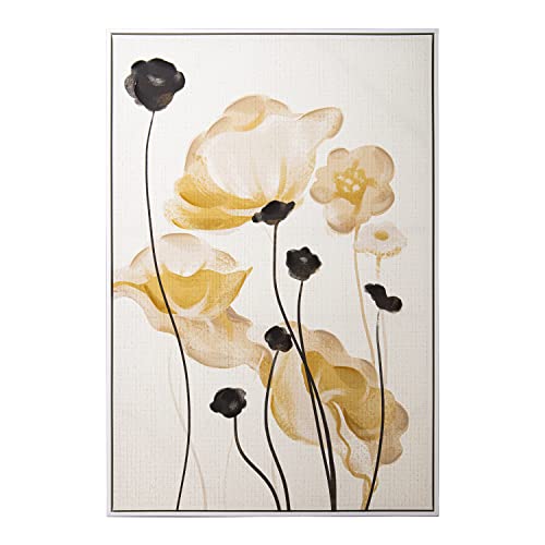 DRW Leinwandbild, rechteckig, mit Blumen, mehrfarbig, 80 x 4 x 120 cm von DRW