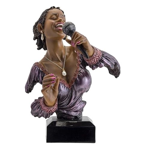 DRW Musikfigur Jazz Sänger 20 x 23 x 35 cm von DRW