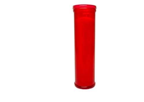 DRW Packung mit 24 roten Kerzen des Heiligen 22 cm aus Votivkerze für den liturgischen Friedhof und Kirchen DRW Packung mit 24 roten Kerzen des Heiligen 22 cm aus Votivkerze für den liturgischen Friedhof und Kirchen von DRW