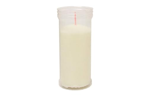 DRW Packung mit 6 weißen transparenten Kerzen, 9 cm DRW Packung mit 6 weißen transparenten Kerzen, 9 cm von DRW