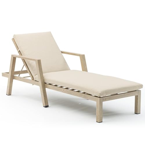 DRW Pool-Hängematte aus Metall, Aluminium, Beige, 202 x 75 x 52/87 cm DRW Pool-Hängematte aus Metall, Aluminium, Beige, 202 x 75 x 52/87 cm von DRW