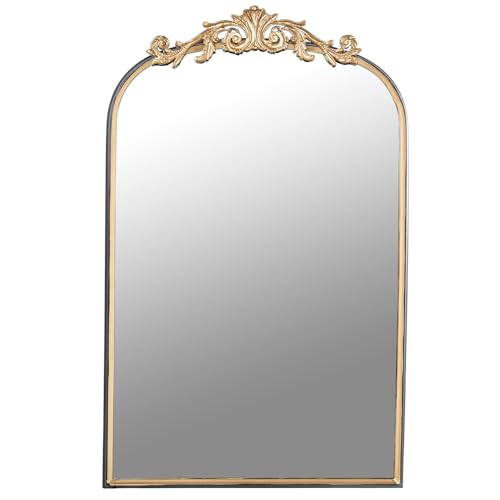 DRW Rechteckiger Wandspiegel aus vergoldetem Metall, 82 x 3,5 x 50 cm DRW Rechteckiger Wandspiegel aus vergoldetem Metall, 82 x 3,5 x 50 cm von DRW