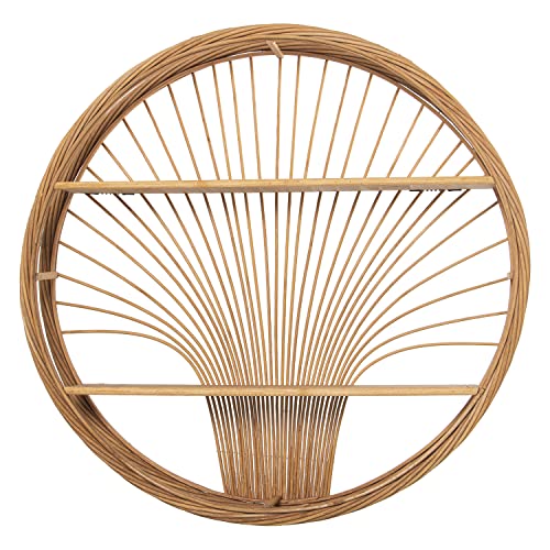 DRW Regal mit 2 Ablagen aus Holz in Natur, 62 x 11 cm, Regal 53 x 10 x 0,8 cm DRW Regal mit 2 Ablagen aus Holz in Natur, 62 x 11 cm, Regal 53 x 10 x 0,8 cm von DRW