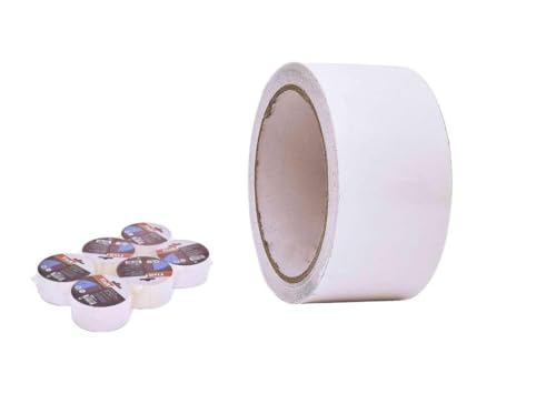 DRW Reparaturband, weiß, 6 Stück, 50 mm x 5 m von DRW