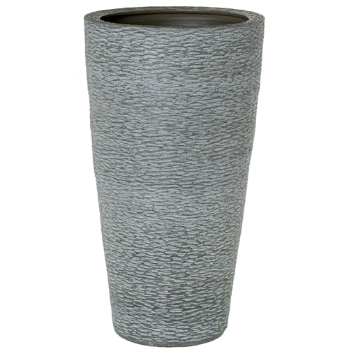 DRW Runder Blumentopf aus Keramik, Grün, 38 x 38 x 70 cm DRW Runder Blumentopf aus Keramik, Grün, 38 x 38 x 70 cm von DRW