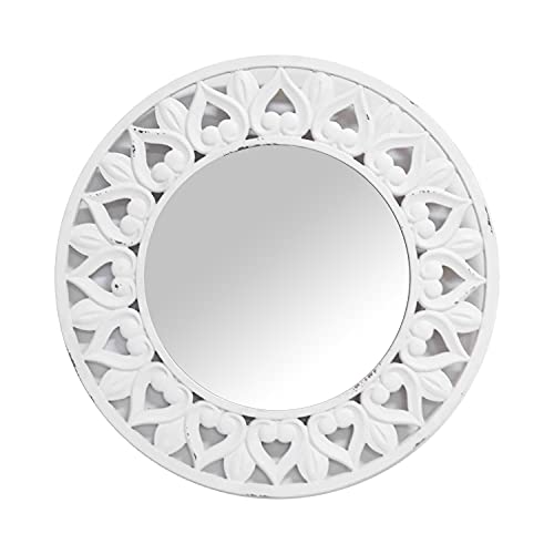 DRW Runder Wandspiegel aus Holz, 60 x 2 cm DRW Runder Wandspiegel aus Holz, 60 x 2 cm von DRW