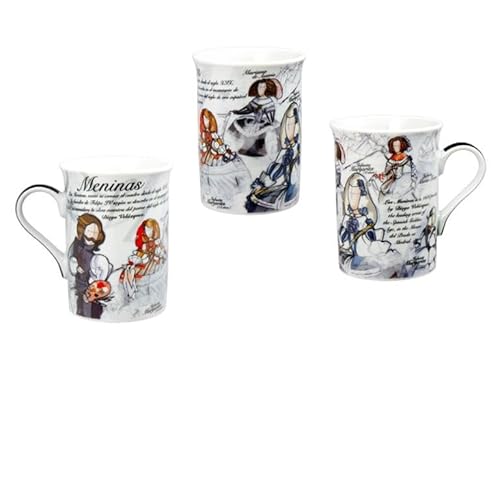 DRW Set 4 Tassen Meninas Keramik DRW Set 4 Tassen Meninas Keramik von DRW