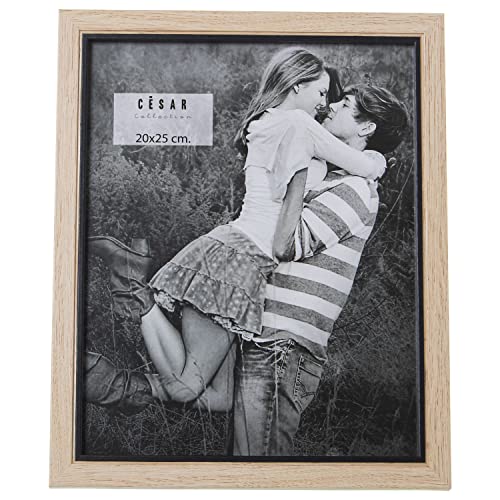 DRW Set mit 2 Fotorahmen, 20 x 25 cm, MDF-Holz und Papier in Natur und Schwarz, 23,6 x 28,6 x 1,5 cm DRW Set mit 2 Fotorahmen, 20 x 25 cm, MDF-Holz und Papier in Natur und Schwarz, 23,6 x 28,6 x 1,5 cm von DRW