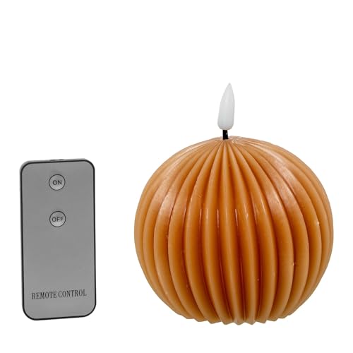 DRW Set mit 4 Kerzen, Wachskugel und LED, mit Fernbedienung, Bonbonfarben, 10 x 10 x 9 cm DRW Set mit 4 Kerzen, Wachskugel und LED, mit Fernbedienung, Bonbonfarben, 10 x 10 x 9 cm von DRW