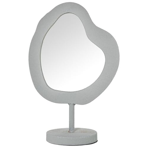 DRW Tischspiegel in Metallform in Weiß, 23 x 13 x 35 cm DRW Tischspiegel in Metallform in Weiß, 23 x 13 x 35 cm von DRW