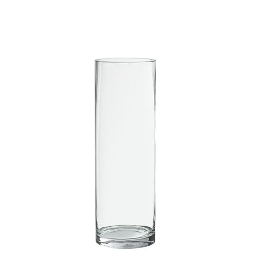 DRW Tischvase aus Glas in Zylinderform, transparent, 10 x 10 x 30 cm DRW Tischvase aus Glas in Zylinderform, transparent, 10 x 10 x 30 cm von DRW
