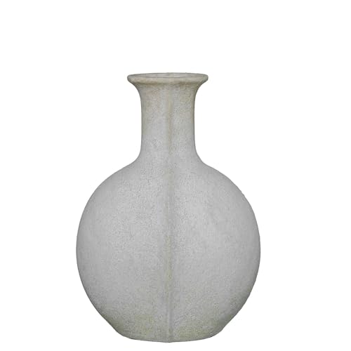 DRW Tischvase aus Keramik, rustikales Weiß, 20 x 26 x 36 cm DRW Tischvase aus Keramik, rustikales Weiß, 20 x 26 x 36 cm von DRW