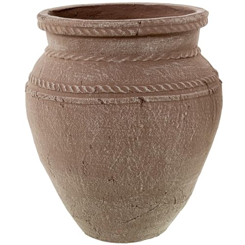 DRW Tischvase aus Keramik, Natur, 29 x 29 x 33 cm DRW Tischvase aus Keramik, Natur, 29 x 29 x 33 cm von DRW
