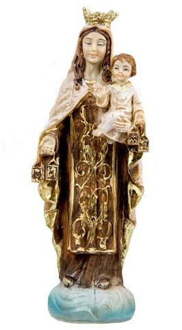 DRW Virgen del Carmen 11 cm Harz mit PVC-Box mit der Geschichte 11 cm von DRW