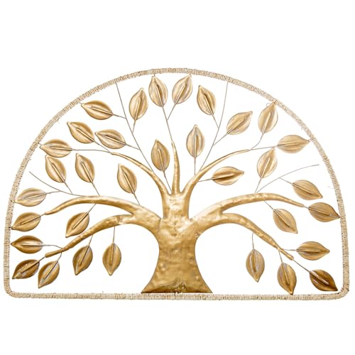 DRW Wandschmuck aus Metall in Gold, 120 x 5,5 x 80 cm DRW Wandschmuck aus Metall in Gold, 120 x 5,5 x 80 cm von DRW