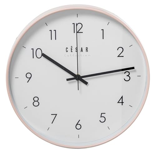 DRW Wanduhr aus Acryl mit Rahmen in Rosa, 30 x 4 x 30 cm DRW Wanduhr aus Acryl mit Rahmen in Rosa, 30 x 4 x 30 cm von DRW