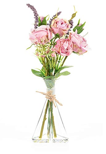 DRW Wassermitte, solide und Polyester-Blumen, Violett, 37 cm von DRW