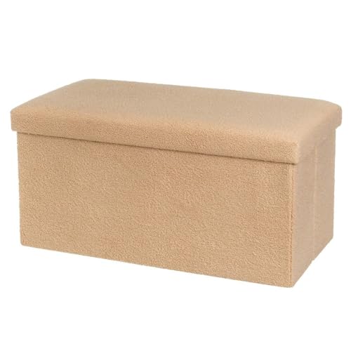 Faltbarer Sitzsack aus MDF und Stoff in Beige Faltbarer Sitzsack aus MDF und Stoff in Beige von DRW