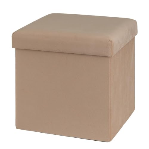 Faltbarer Sitzsack aus MDF und Stoff in Taupe Faltbarer Sitzsack aus MDF und Stoff in Taupe von DRW