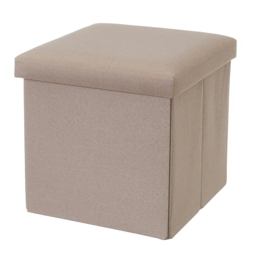Faltbarer Sitzsack aus MDF und Stoff in Taupe Faltbarer Sitzsack aus MDF und Stoff in Taupe von DRW