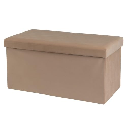 Faltbarer Sitzsack aus MDF und Stoff in Taupe Faltbarer Sitzsack aus MDF und Stoff in Taupe von DRW