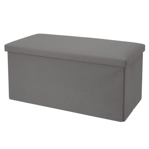 Faltbarer Sitzsack aus MDF und grauem Stoff von DRW