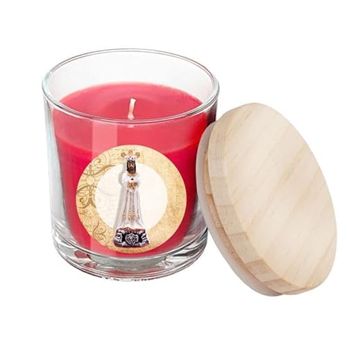 Kerze des Christus Gefangene rote Glasdose mit Deckel in Box mit Geschichte 7x7x8.5cm Kerze des Christus Gefangene rote Glasdose mit Deckel in Box mit Geschichte 7x7x8.5cm von DRW
