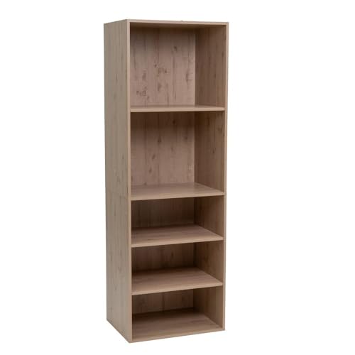 Modularer Schrank mit 5 Böden aus PB in Natur Modularer Schrank mit 5 Böden aus PB in Natur von DRW