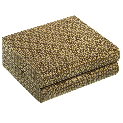 DRW Schmuckkästchen aus Metall mit Spiegel in Gold, 23 x 19 x 9 cm DRW Schmuckkästchen aus Metall mit Spiegel in Gold, 23 x 19 x 9 cm von DRW