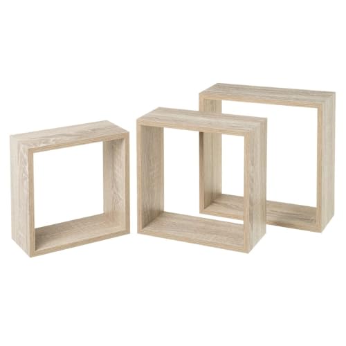 Set mit 3 MDF-Einlegeböden in Heller Eiche von DRW