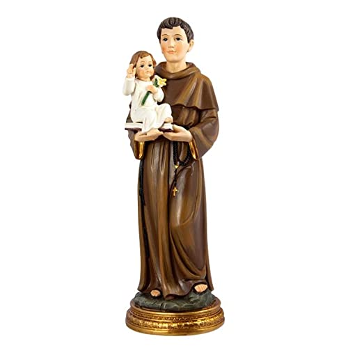 St. Antonio mit Kind, Figur aus Kunstharz, 40 cm von DRW