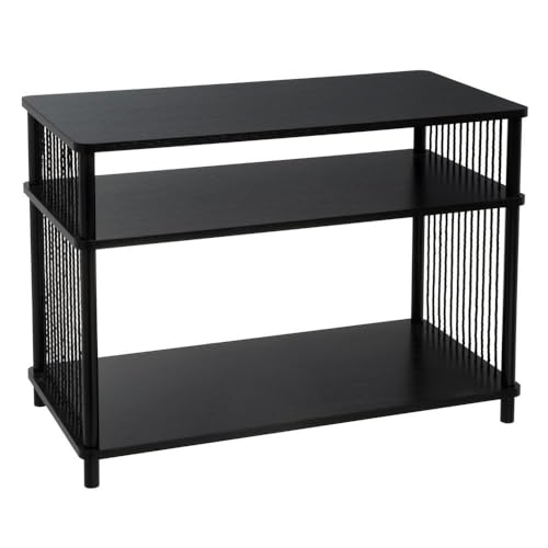TV-Möbel aus MDF und Metall in Schwarz von DRW