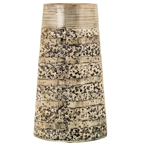 Tischvase, Metall, Aluminium, Gold, 40 x 40 x 35 cm Tischvase, Metall, Aluminium, Gold, 40 x 40 x 35 cm von DRW