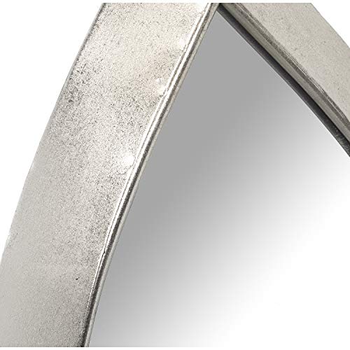 DRW Wandspiegel aus Metall in Silber von DRW