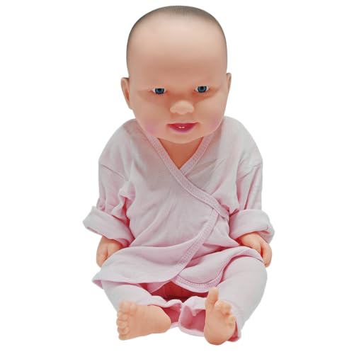 DRXRD Lebensgroß Baby Pflege Modell, Neugeborenepflege Modell mit Kopf und Gliedmaßen Können Gedreht Werden für Entbindungspflegerin und Werdende Mutter und Unterricht in der Hebammenschule Girl von DRXRD