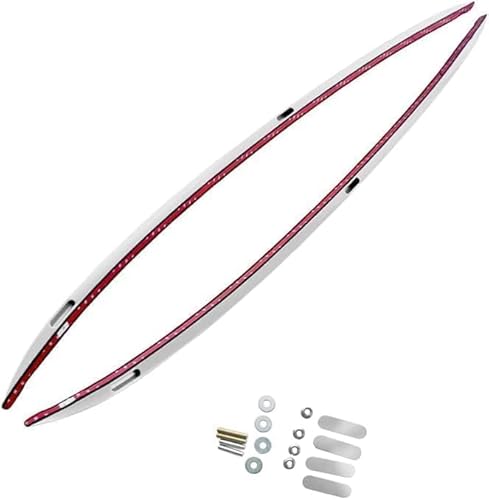 DRYFAL 2 Stück Auto Dachträger Längsstange für Benz EQC400 EQC350 2020-2022 Aluminium Dachträger Vertikale Stange Transport Reisezubehör von DRYFAL