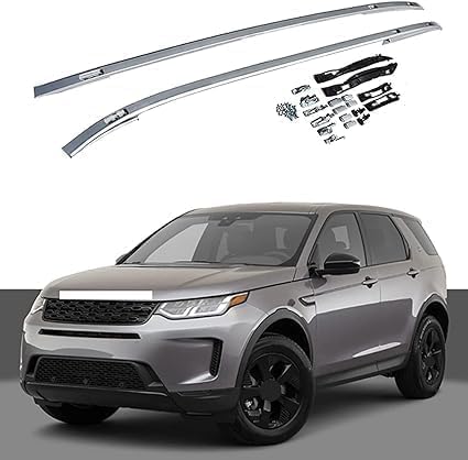 DRYFAL 2 Stück Auto Dachträger Längsstange für Land Rover Discovery Sport 2015-2023 Aluminium Dachträger Vertikale Stange Transport Reisezubehör von DRYFAL