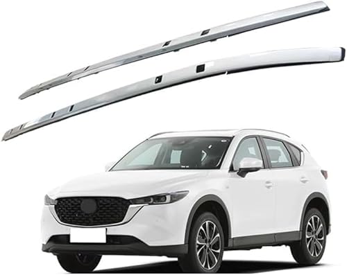 DRYFAL 2 Stück Auto Dachträger Längsstange für Mazda CX 5 2017-2022 Aluminium Dachträger Vertikale Stange Transport Reisezubehör von DRYFAL