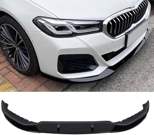 DRYFAL Frontlippe Spoiler für BMW 5 Series G30 G31 LCI M Sport 2021-2023 Auto Frontstoßstange Splitter Lip Spoiler Frontspoiler Protector Kits Frontspoilerlippe von DRYFAL