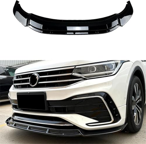 DRYFAL Frontlippe Spoiler für VW Tiguan L Tiguan R Line 2021 2022 2023+ Auto Frontstoßstange Splitter Lip Spoiler Frontspoiler Protector Kits Frontspoilerlippe DRYFAL Frontlippe Spoiler für VW Tiguan L Tiguan R Line 2021 2022 2023+ Auto Frontstoßstange Splitter Lip Spoiler Frontspoiler Protector Kits Frontspoilerlippe von DRYFAL