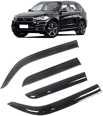 DRYFAL Regenabweiser Passend Für BMW X5 F15 2014-2018, Windabweiser Fensterblenden Fenster Regenschutz Deflector Markise Schild Vent Guard Zubehör von DRYFAL