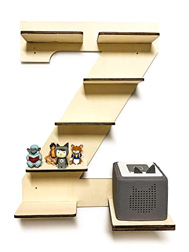 DIY Regal Buchstabe A-Z für die Musikbox passend für Toniebox Kinder Baby Zimmer zum selbst bemalen mit Wunschname tolles individuelles Geschenk zum Geburtstag zu Ostern Weihnachten (Buchstabe: Z) von DRYSSON