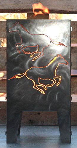 Design in Steel - Feuerkorb Pferd 30 x 30 cm - Serie Coybo Design in Steel - Feuerkorb Pferd 30 x 30 cm - Serie Coybo von DS Design in Steel